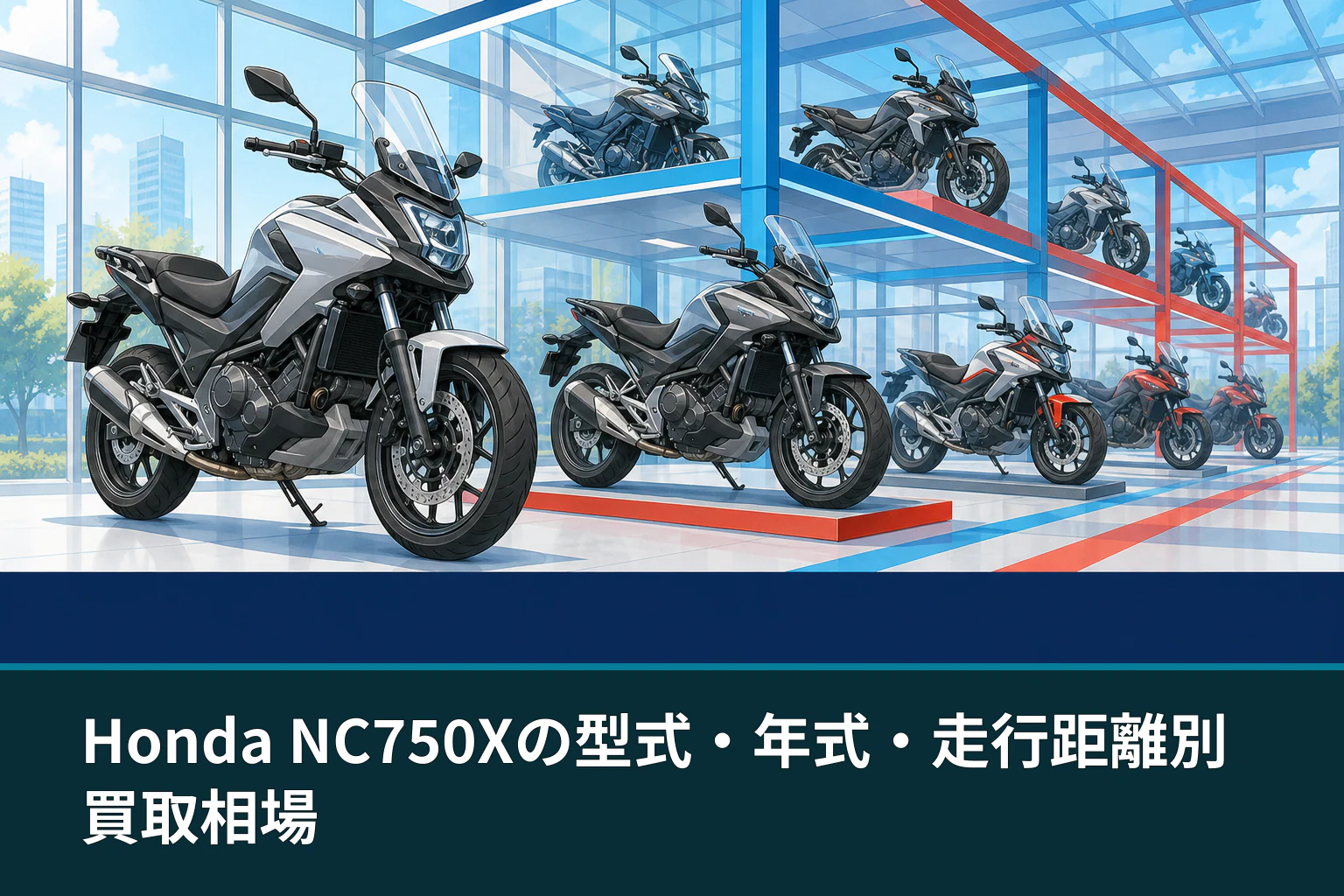 Honda NC750Xの型式・年式・走行距離別買取相場