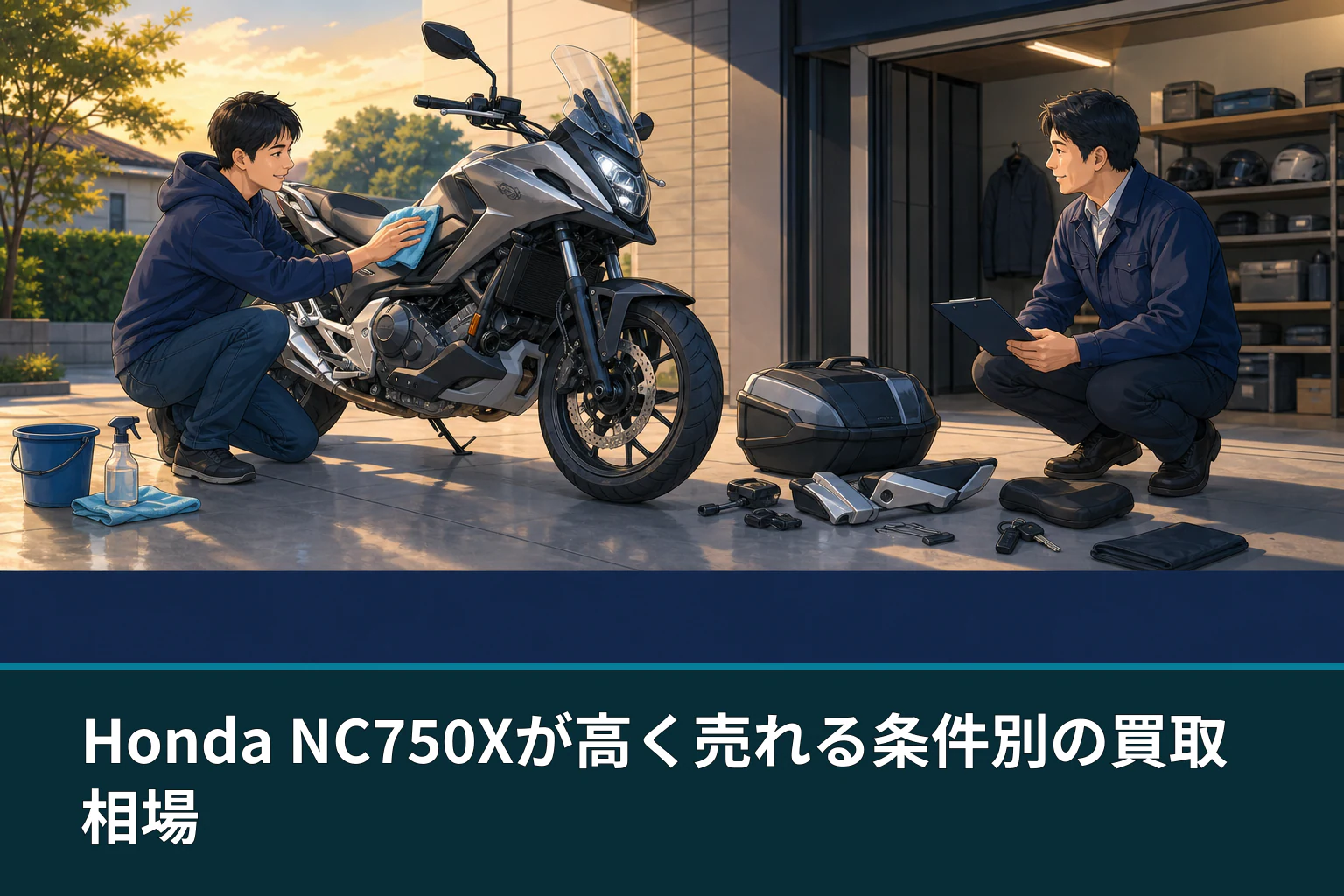 Honda NC750Xが高く売れる条件別の買取相場
