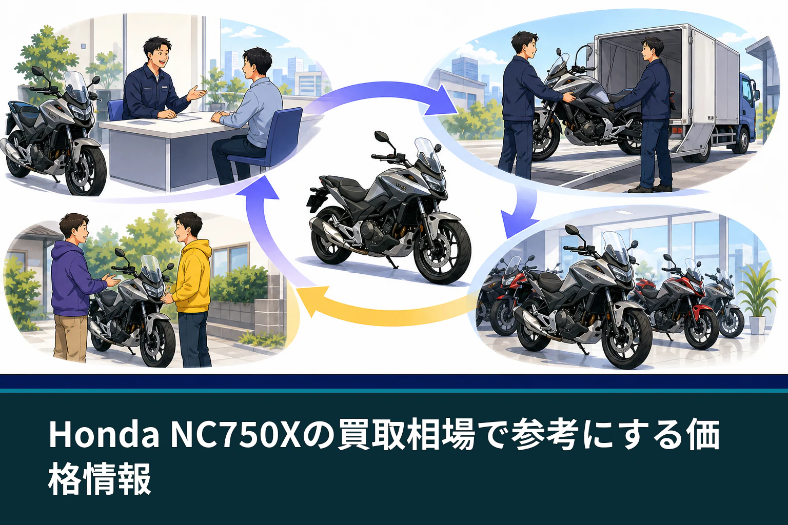 Honda NC750Xの買取相場で参考にする価格情報