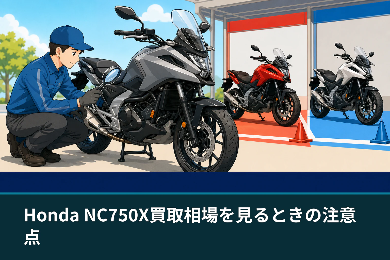Honda NC750X買取相場を見るときの注意点