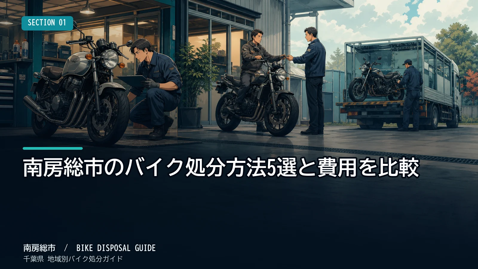 南房総市のバイク処分方法5選と費用を比較