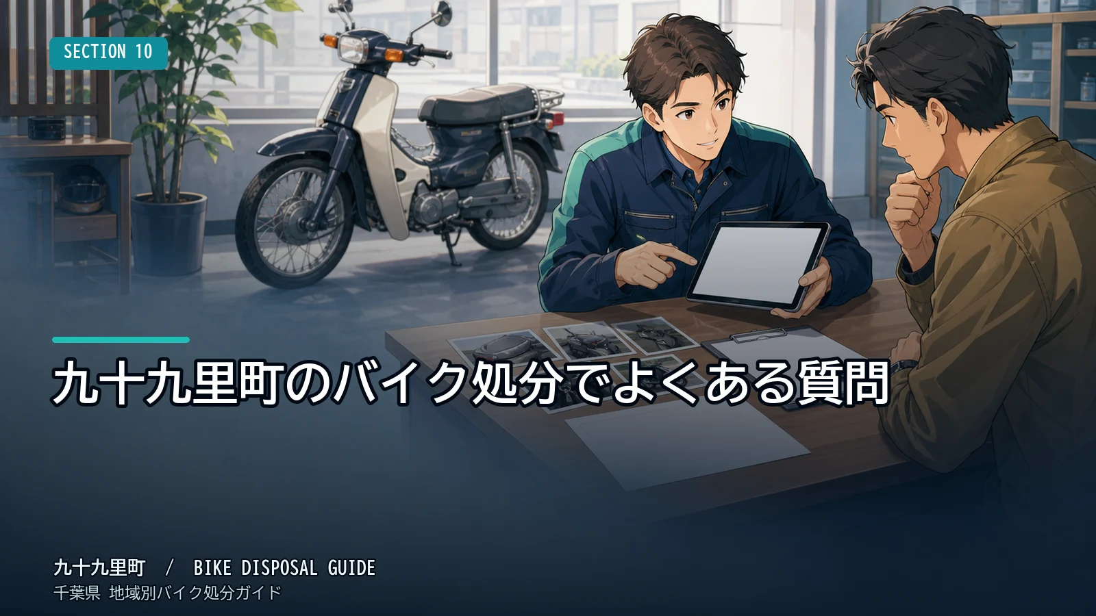 九十九里町のバイク処分でよくある質問