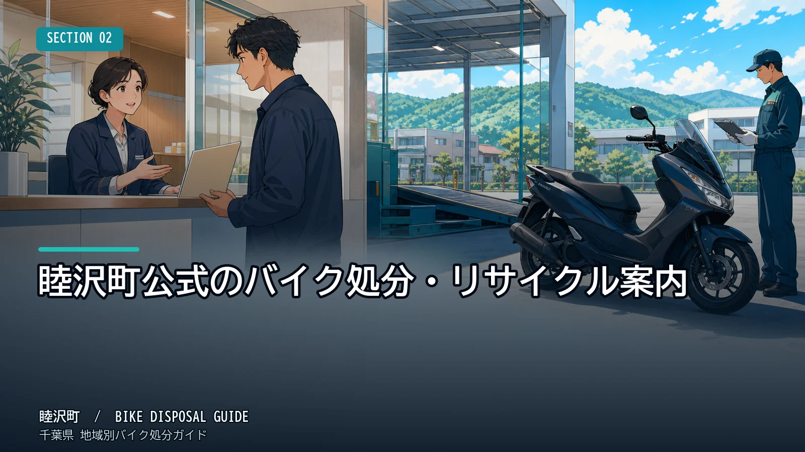 睦沢町公式のバイク処分・リサイクル案内