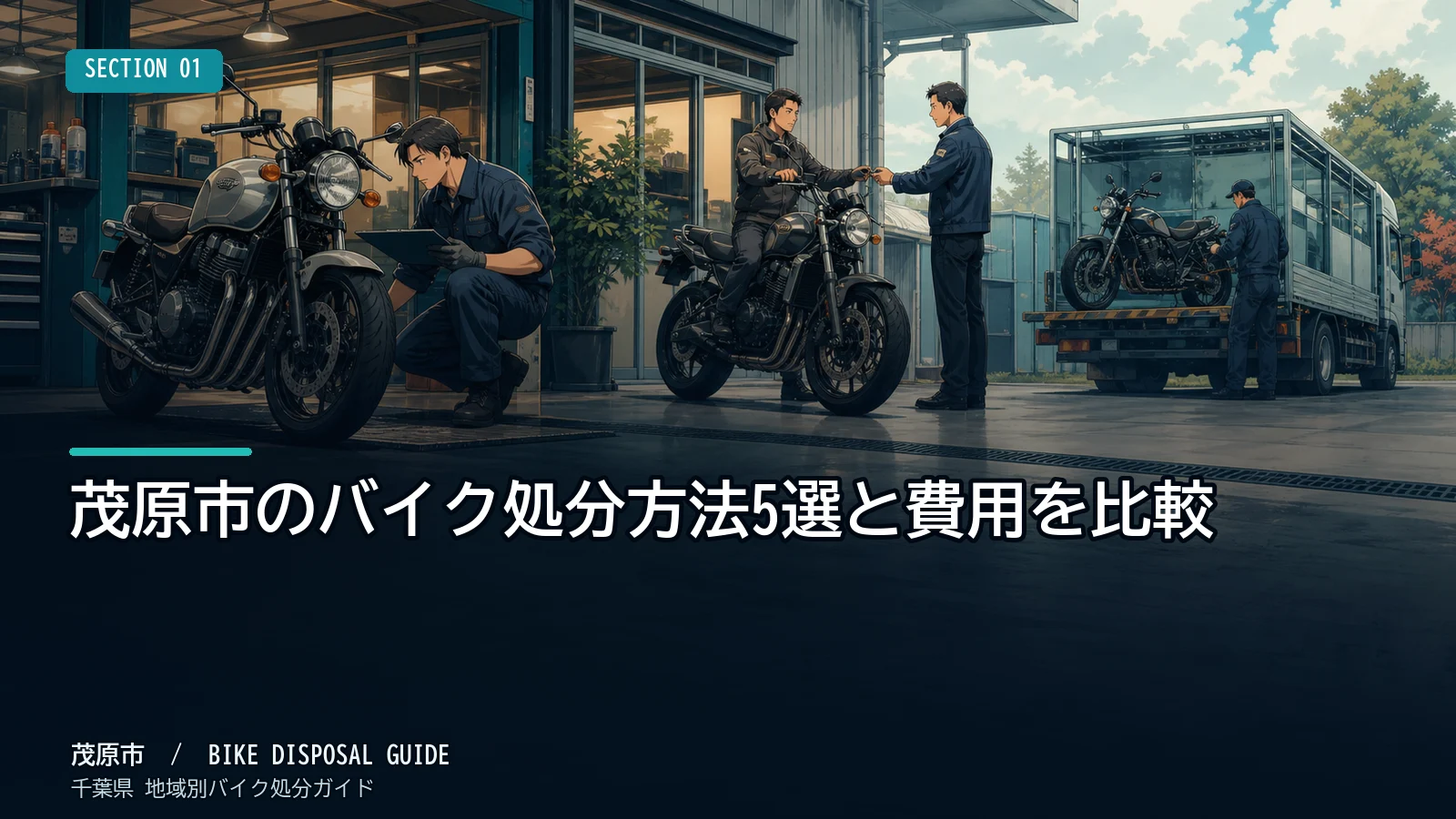 茂原市のバイク処分方法5選と費用を比較