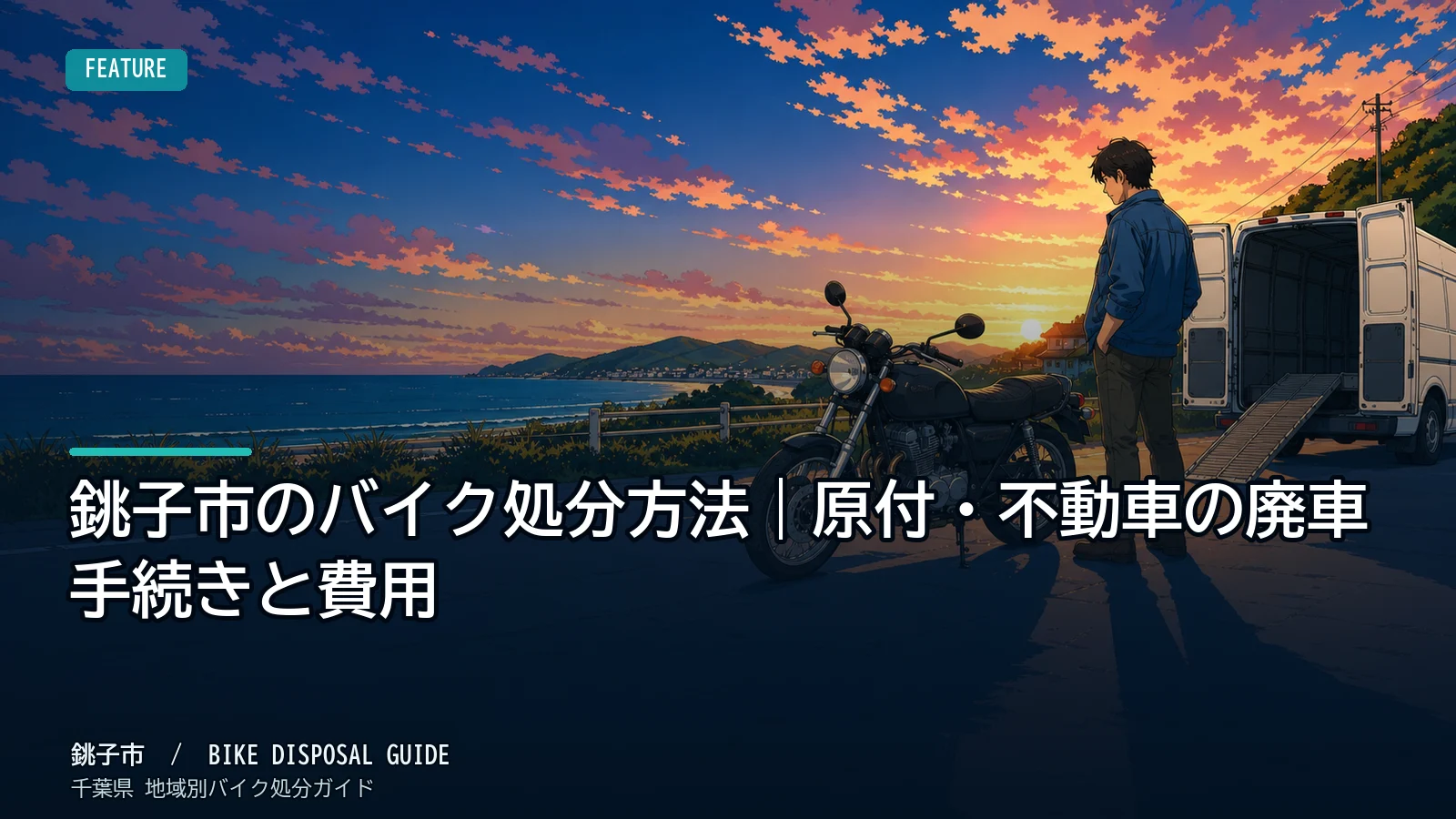 銚子市のバイク処分方法|原付・不動車の廃車手続きと費用