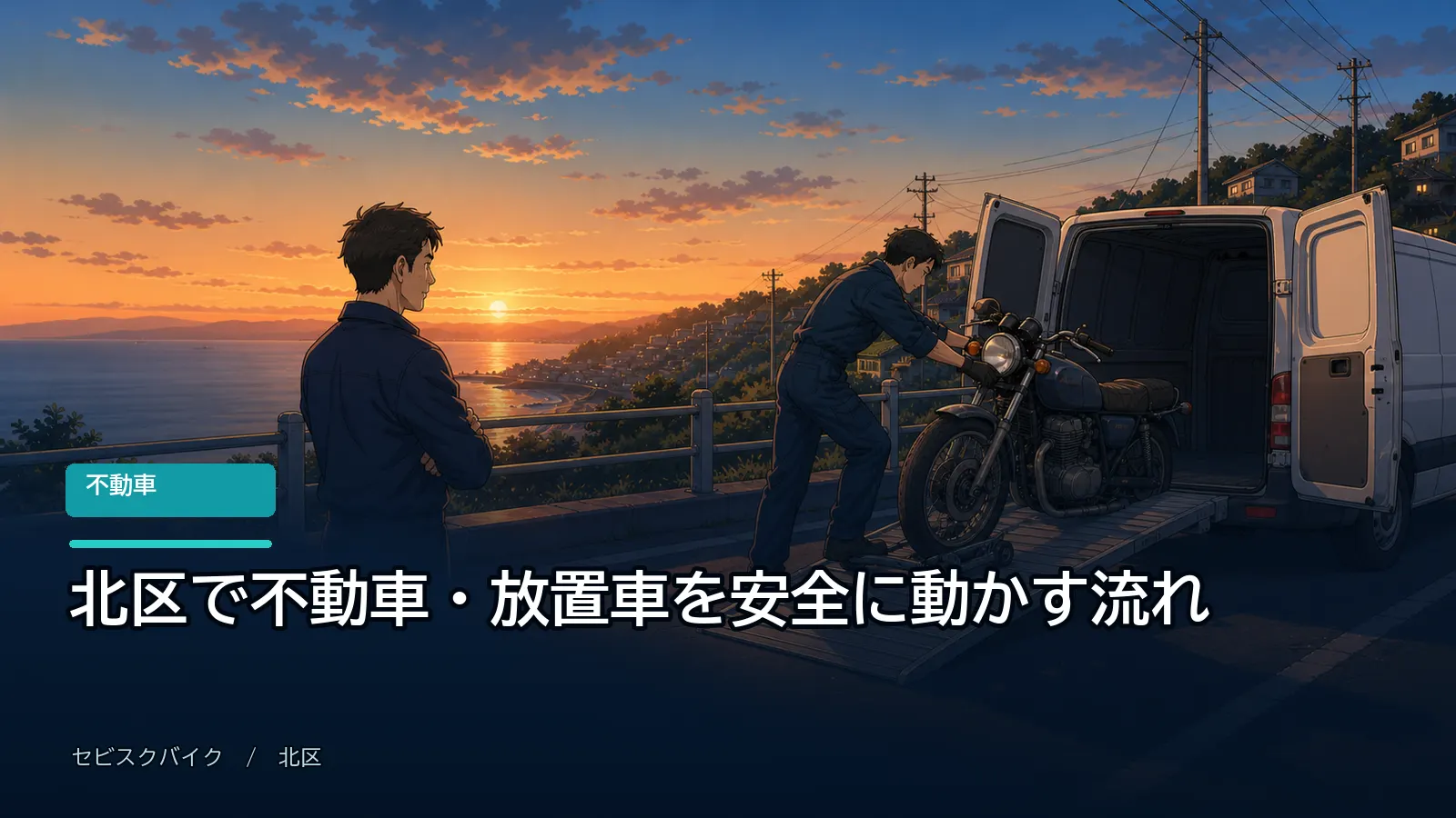 北区で不動車・放置車を安全に動かす流れ
