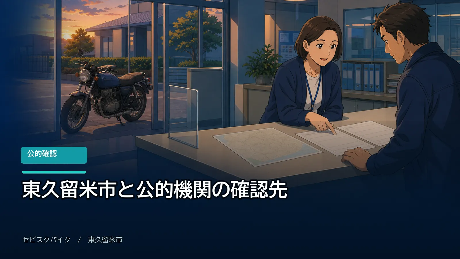東久留米市と公的機関の確認先