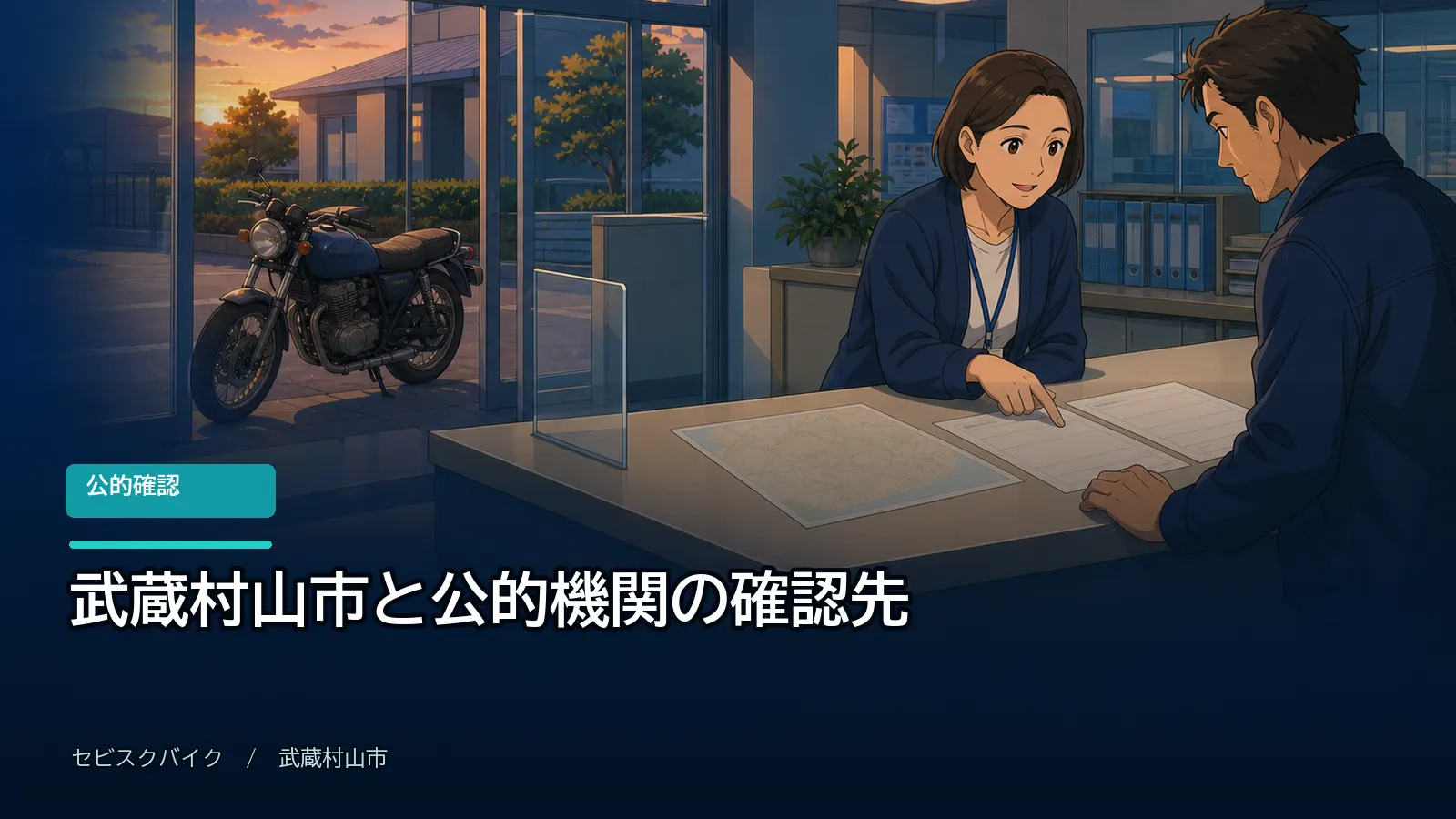 武蔵村山市と公的機関の確認先