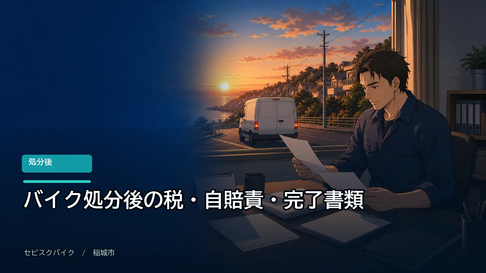 バイク処分後の税・自賠責・完了書類