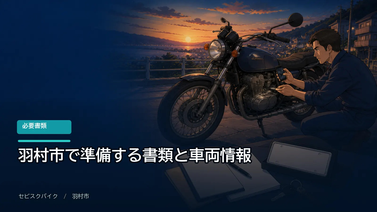 羽村市で準備する書類と車両情報