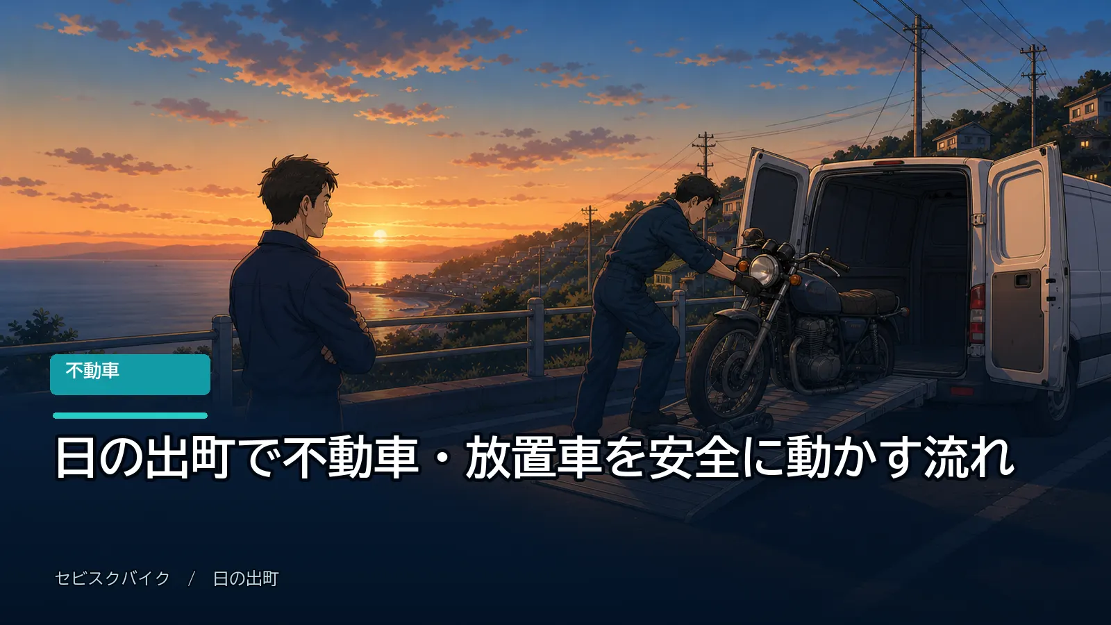 日の出町で不動車・放置車を安全に動かす流れ