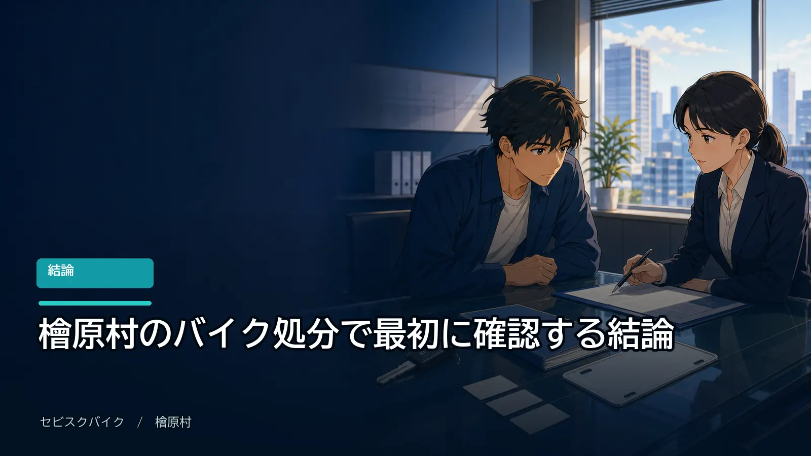 檜原村のバイク処分で最初に確認する結論