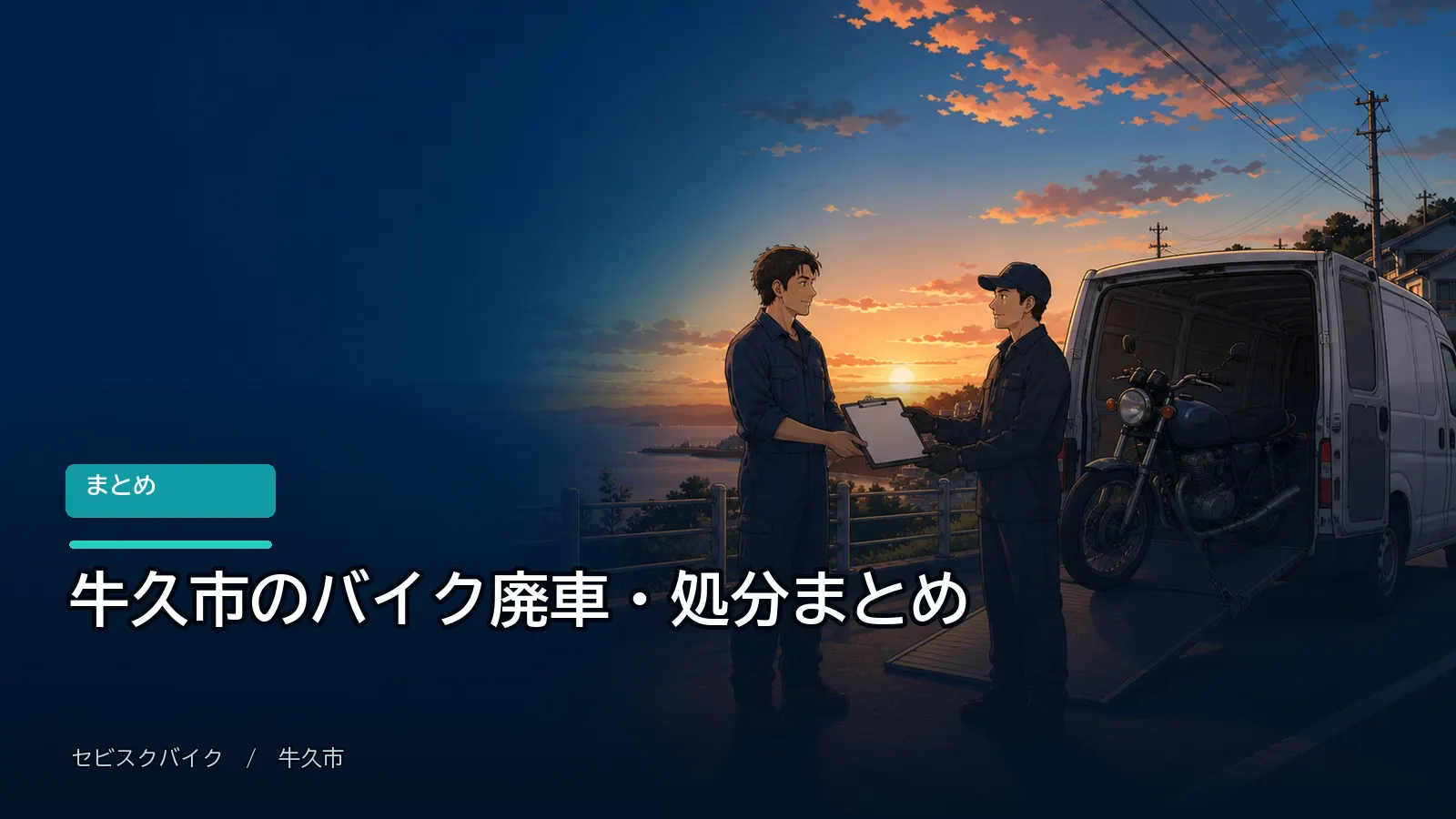 牛久市のバイク廃車・処分まとめ