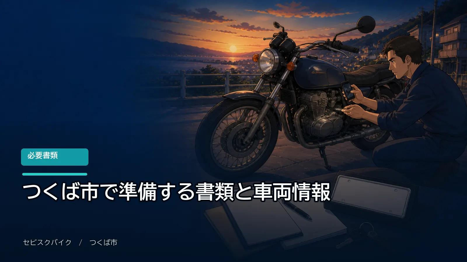 つくば市で準備する書類と車両情報