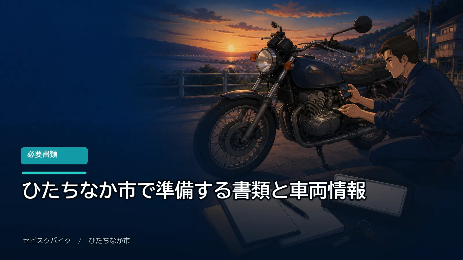 ひたちなか市で準備する書類と車両情報