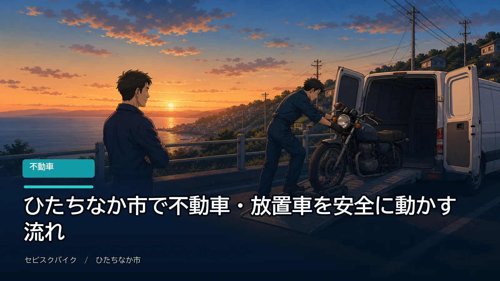 ひたちなか市で不動車・放置車を安全に動かす流れ