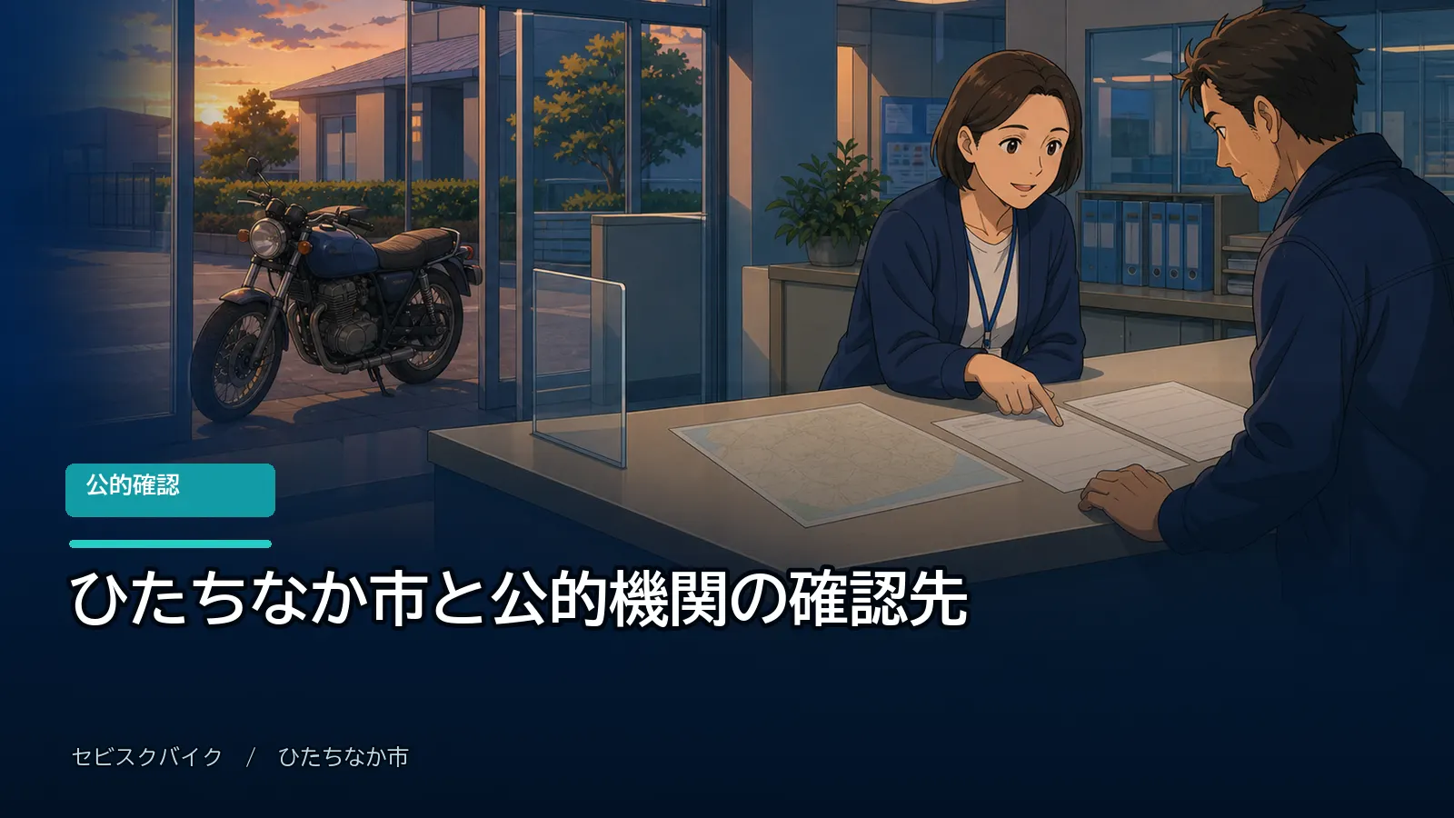 ひたちなか市と公的機関の確認先
