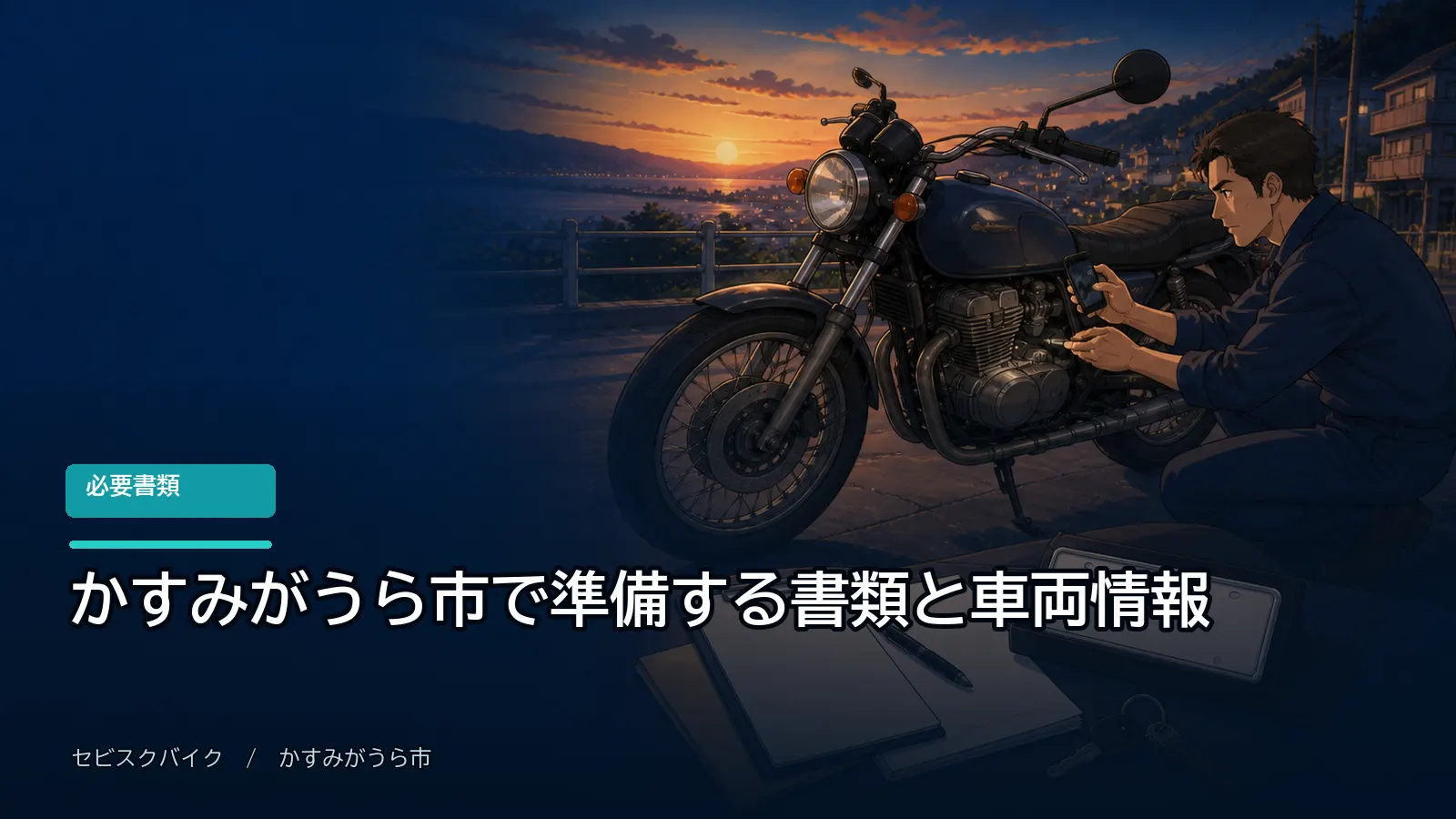 かすみがうら市で準備する書類と車両情報