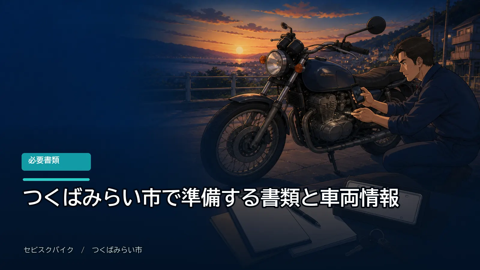 つくばみらい市で準備する書類と車両情報