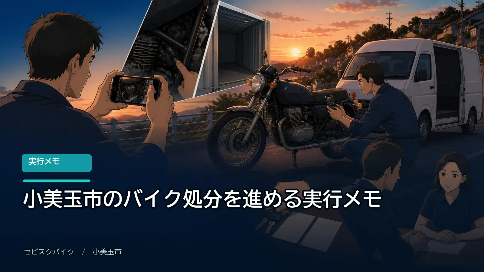 小美玉市のバイク処分を進める実行メモ
