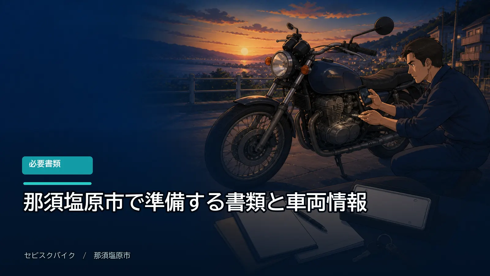 那須塩原市で準備する書類と車両情報