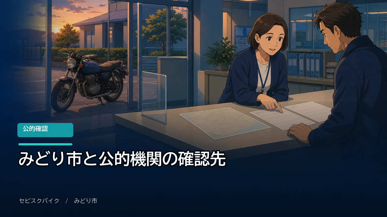 みどり市と公的機関の確認先
