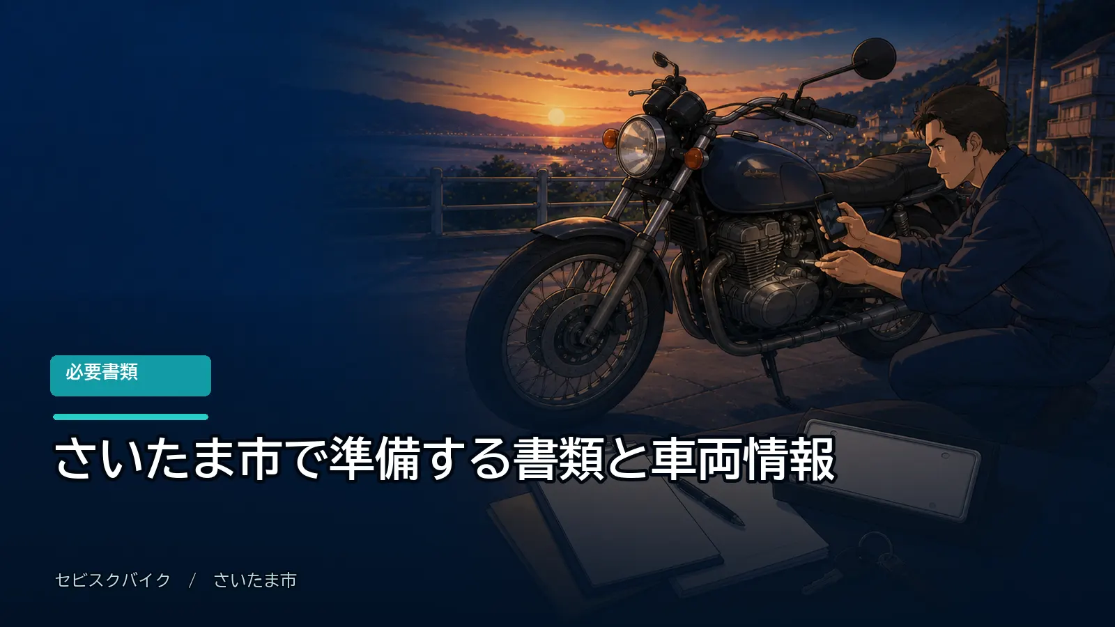 さいたま市で準備する書類と車両情報