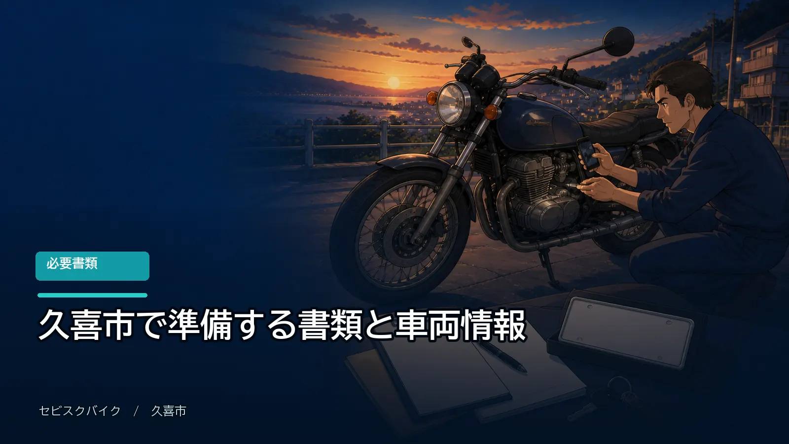 久喜市で準備する書類と車両情報