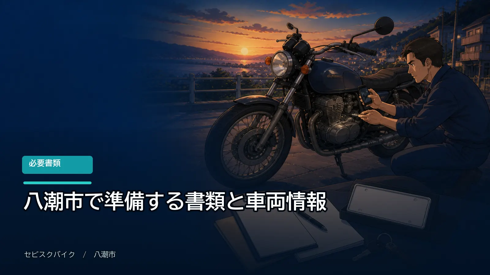 八潮市で準備する書類と車両情報