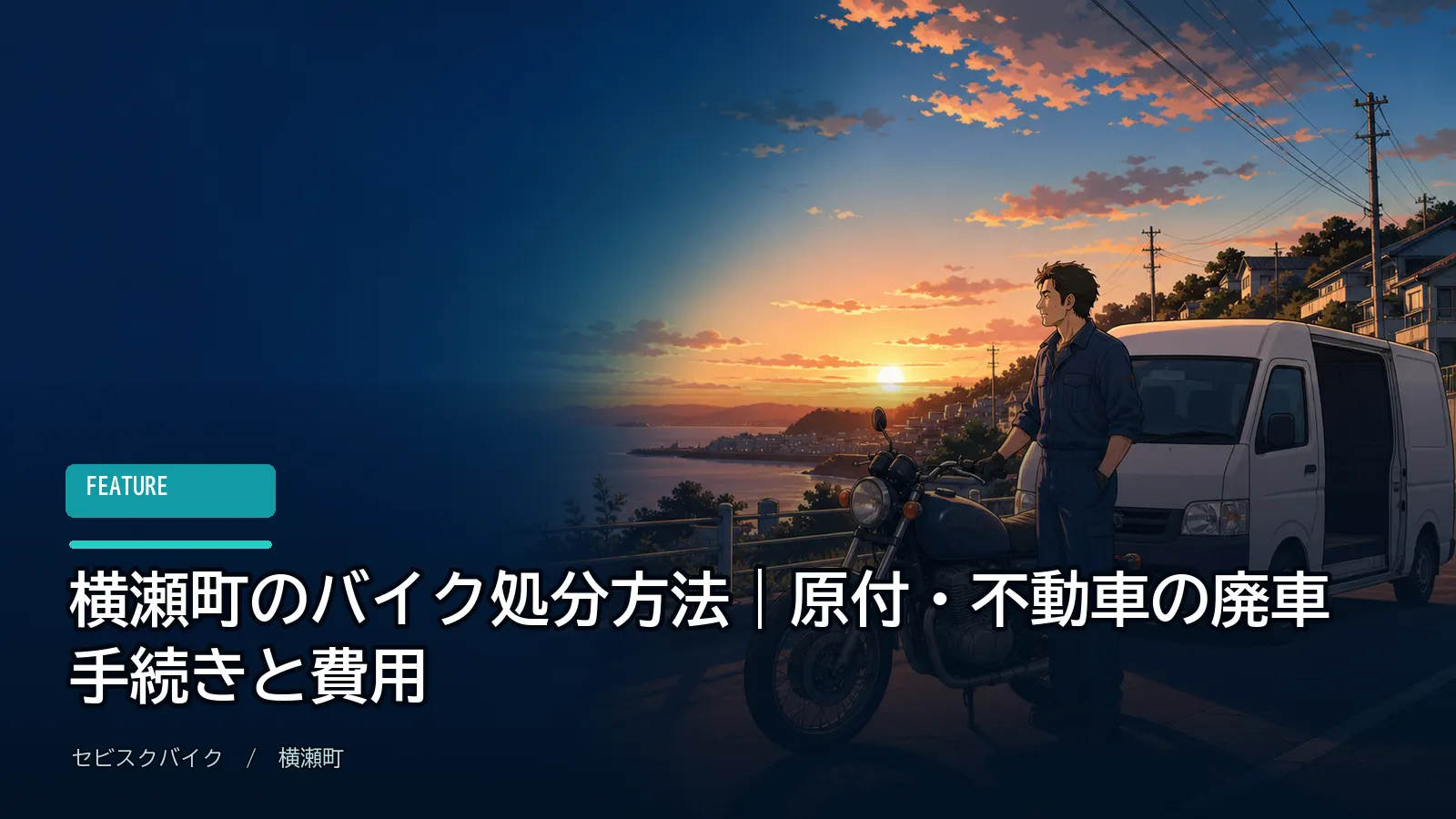 横瀬町のバイク処分方法｜原付・不動車の廃車手続きと費用