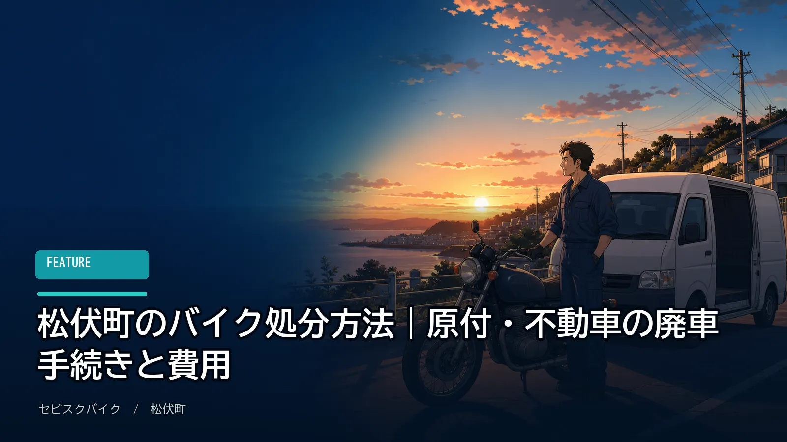 松伏町のバイク処分方法｜原付・不動車の廃車手続きと費用