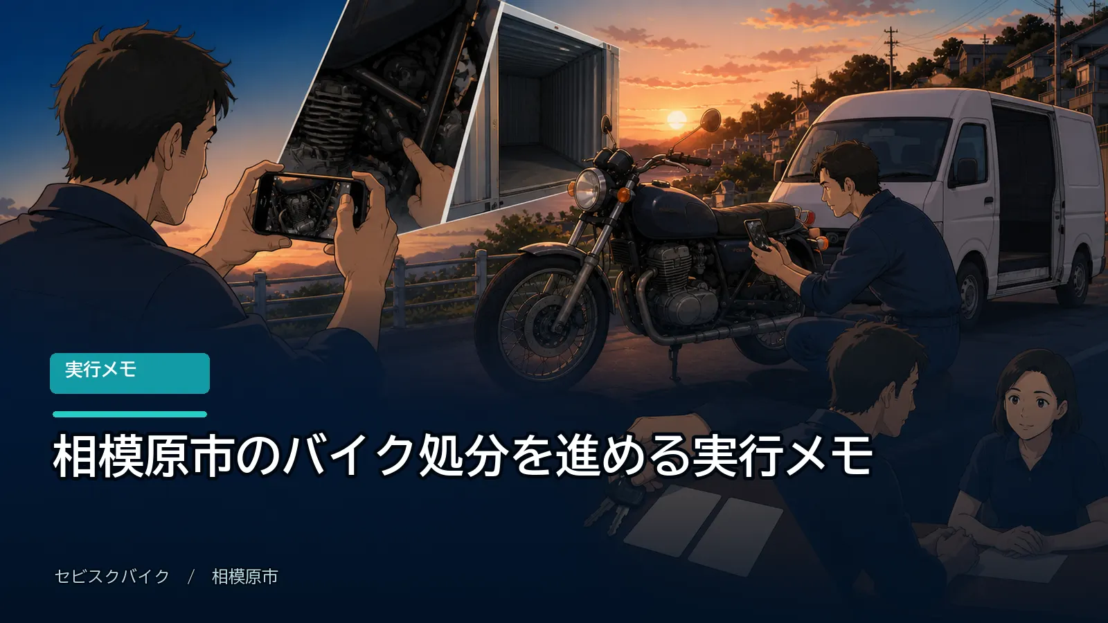 相模原市のバイク処分を進める実行メモ