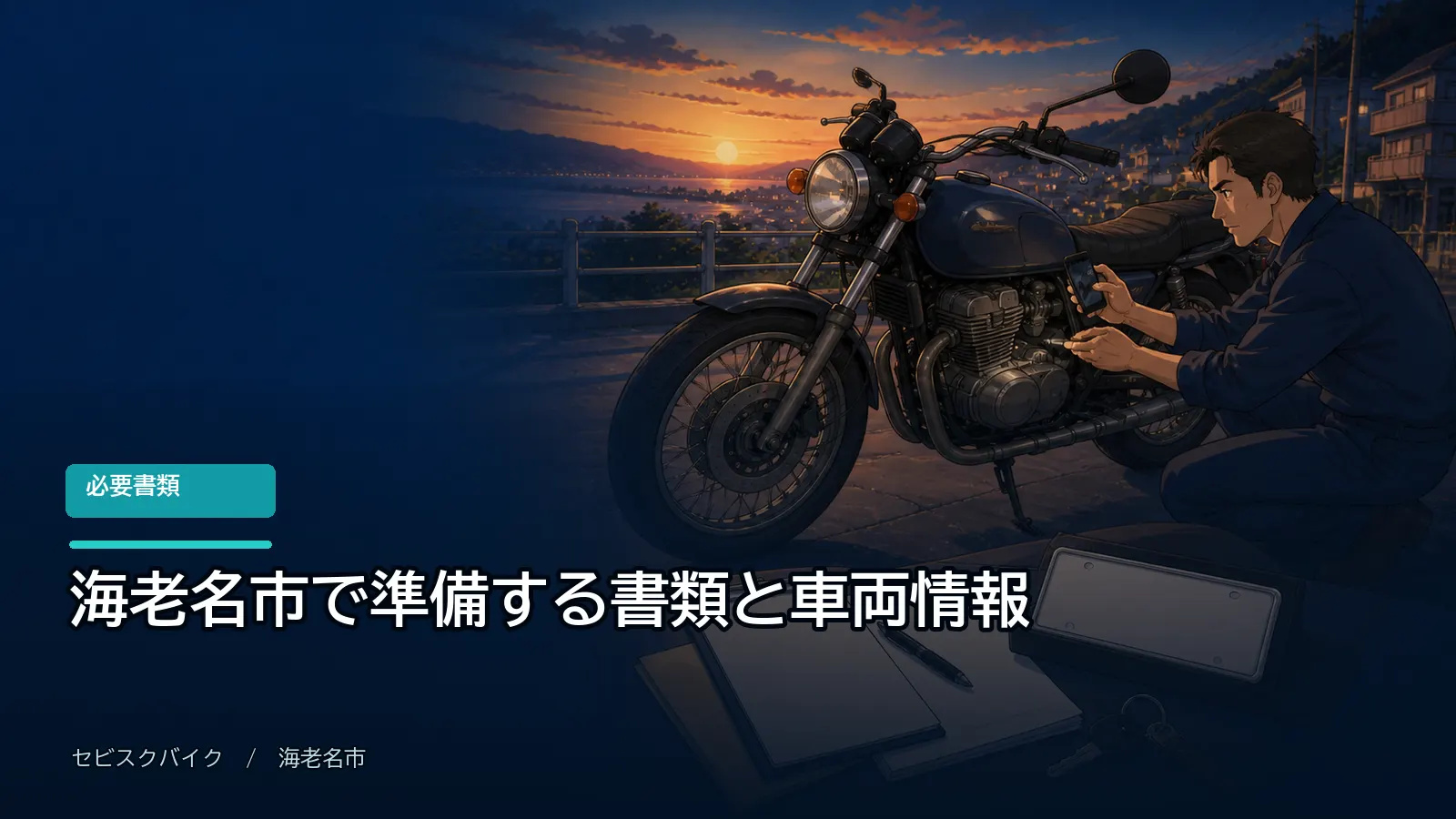 海老名市で準備する書類と車両情報