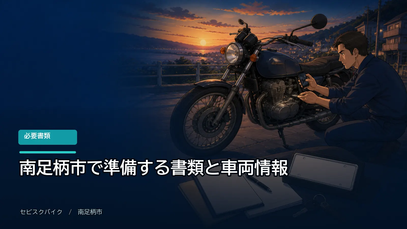 南足柄市で準備する書類と車両情報