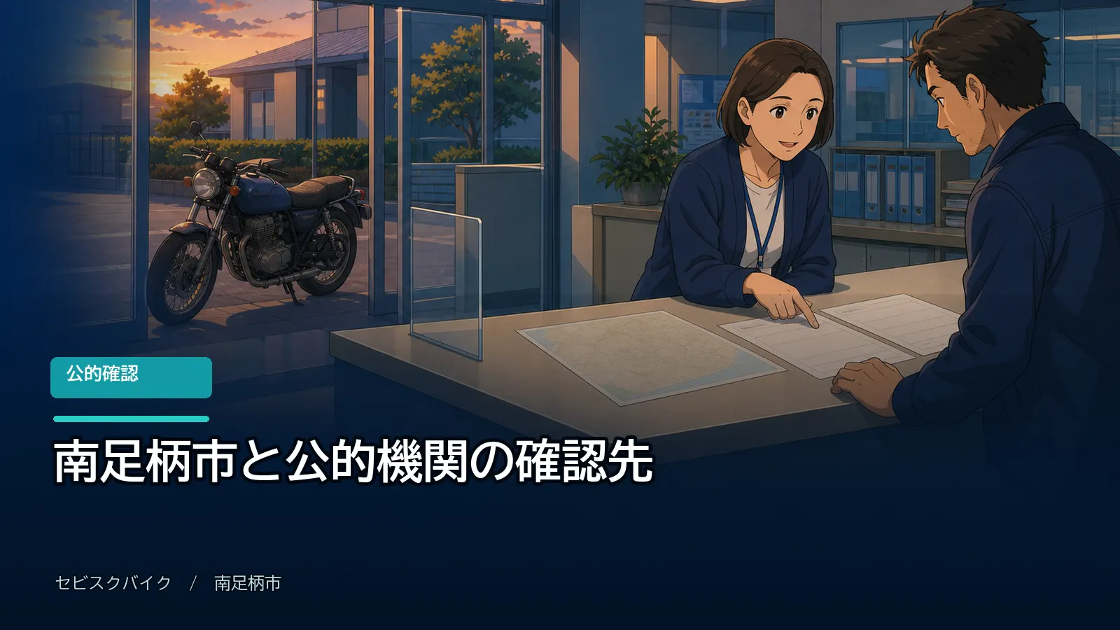 南足柄市と公的機関の確認先
