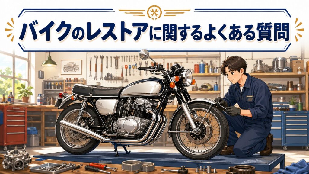 バイクのレストアに関するよくある質問